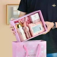 ราคา กล่องของขวัญปีใหม่ที่น่ารัก|ชุดของขวัญกระต่ายที่ปรารถนา แก้วมัคลายหินสีชมพูเทาสำหรับผู้ชายและผู้หญิง ผ้าขนหนูนุ่ม กระเช้า ของขวัญ ผู้ ใหญ่ เพื่อ สุขภาพ เคเคของขวัญ ของขวัญจับฉลาก (1733815098802997218)