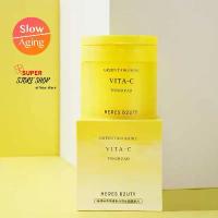 ราคา โทนเนอร์แพด วิตามิน ซี Heres buty -GREEN TANGERINE VITA-C TONER PAD 140 ml. 70 แผ่น โทนเนอร์แพด แผ่นโทนเนอร์มาสก์บำรุงผิววิตามินซีจากส้มเขียวหวาน (1730753922859894941)