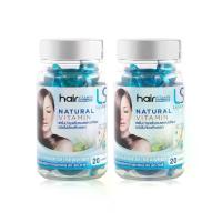 ราคา [แพ็คคู่] Lesasha Hair Vitamin Seaweed 20 Cap เซรั่มบำรุงผม สูตรสาหร่าย เหมาะสำหรับผมเสีย วิตามิน เลอซาช่า LS1549 (1729988625709631921)