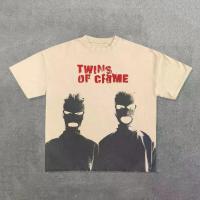 ราคา เสื้อยืดฮิปฮอป, เสื้อยืดทรงยาวสไตล์ฮาราจูกุ, เสื้อผ้าสตรีทแวร์สไตล์กอธิค, เสื้อยืดแฟชั่นลำลองทรงหลวมสไตล์พังก์สำหรับทุกเพศ เสื้อ low cortisol ปุ๋ย เสื้อเหล้าขาว40ดีกรี (1734458134574892724)