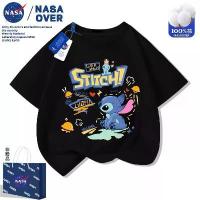ราคา นาซ่า สติช เสื้อยืดแขนสั้นเด็ก ฤดูร้อน การ์ตูนใหม่ น่ารัก สำหรับเด็กชายและเด็กหญิง คอวี option ว ั ย ร ุ ่ น บ า ง แ ส เสื้อcortisol เสื้อ low cortisol ปุ๋ย เสื้อเหล้าขาว40ดีกรี (1734458136491034292)