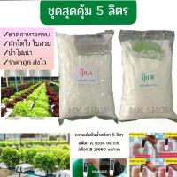 ราคา **5ลิตร**ชุดปุ๋ยผงเอบี ปุ๋ยไฮโดรโปนิกส์ ปุ๋ยAB ปุ๋ยน้ำ ปุ๋ยเอบี ปุ๋ยผักสลัด ปุ๋ยผักHydroponics สูตรปรับปรุงใหม่ (1735053377752696721)