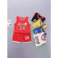 ราคา ชุดกีฬาฤดูร้อนสำหรับเด็กชาย ข้ามพรมแดน เสื้อกั๊กและกางเกงขาสั้น ชุดสองชิ้น ไซส์ 24 เหมาะสำหรับเด็กบาสเก็ตบอล เสื้อผ้าเด็ก Sport ออกกำลังกาย เด็กผู้หญิง เสื้อผ้า เด็ก มือ 2 ปังปัง (1731599684195224135)