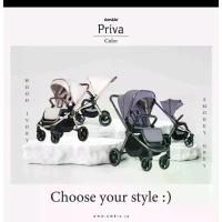 ราคา Embix Priva รถเข็นเด็ก EMBIX ทันสมัย Luxury เข็นได้ถึง 2 ทิศทาง ด้ามจับสไลด์ปรับได้ 5 ระดับ (1733977901318636916)