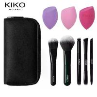 ราคา แปรงแต่งหน้า Kiko Milano สีดำ, แปรงแต่งหน้า 5 ชิ้น, ฟองน้ำแต่งหน้า (1735275677219259552)