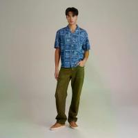 ราคา Mc JEANS (แม็คยีนส์) เสื้อเชิ้ตผู้ชาย เสื้อเชิ้ตแขนสั้น ทรงเรกูลาร์ Regular Fit Shirt สียีนส์ฟอกกลาง (Mc Resort Collection) MSSZ298 (1734247088022980055)