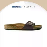 ราคา BIRKENSTOCK รองเท้าผู้หญิง รุ่น Madrid สี dark brown (1732298212663397083)