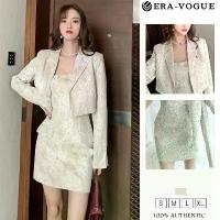 ราคา Eravogue-เดรสผู้หญิง เดรสรัดรูป ชุดเซ็ต 2 ชิ้น ผญ เบลเซอร์+เดรสเกาะอก ชุดทำงาน เดรสเกาหลี เดรสออกงาน ชุดเดรสผู้หญิง 4438(S-L) Lady Women เสื้อผ้า Clothing (1729607627671504937)