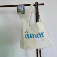 ราคา 16 กระเป๋าผ้าแคนวาส Amor หนา ขนาดใหญ่ กระเป๋าผู้หญิง กระเป๋าสะพายข้าง กระเป๋าผ้าแคนวาส กระเป๋าเป้สะพายหลังสำหรับนักเรียนมัธยม (1734274400090096980)