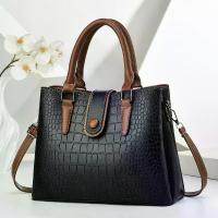 ราคา [พร้อมส่ง] กระเป๋าผู้หญิง สไตล์มินิมอล ดีไซน์ทูโทนเรียบหรู กระเป๋าถือทรงสวยสลับสี สำหรับวัยทำงาน จุของได้เยอะ Premium Work Bag (1733714093579535754)