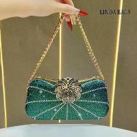 ราคา Lindaกระเป๋คืนประดับเพชรรุ่นใหม่ หรูหรา กระเป๋าถือสำหรับสตรี ทันสมัย กระเป๋าถือสำหรับงานเลี้ยง กระเป๋าถือสำหรับชุดราตรี และกระเป๋าสะพายข้าง ออกงาน กระเป๋า สวยสวยWomen's Bag กระเป (1734945836842059161)