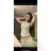 ราคา เสื้อยืดแขนสั้นลูกไม้สไตล์เกาหลีสำหรับสาวๆ ดีไซน์ใหม่ แฟชั่นวินเทจ อเนกประสงค์ ทรงเข้ารูป (1735230840465097769)