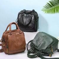 ราคา กระเป๋าเป้มัลติฟังก์ชั่น, แฟชั่นวินเทจ, สำหรับผู้หญิง, หนังนิ่ม, กระเป๋าถือ, สีทึบ, กระเป๋าสะพายหนังนิ่ม, กระเป๋าลำลองสำหรับเดินทาง (1730090690252999227)