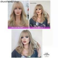 ราคา วิกผม วิกผมลอน สีบอนขาว ยาว45 เช็น สีสวยเหมือนจริง มีหนังศรีษะเทียมเหมืออออนจริง (1735108590584497772)