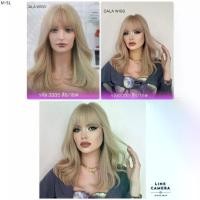 ราคา วิกผม วิกผมลอน สีบอนขาว ยาว45 เช็น สีสวยเหมือนจริง มีหนังศรีษะเทียมเหมืออออนจริง (1734866923075438245)