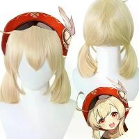 ราคา วิกผมคอสเพลย์, วิกผม Klee, ผลกระทบ Genshin, วิกผมอะนิเมะ, ผมม้า Double Ponytails, ชุดวิกผมสีเบจ (1732806598836258371)