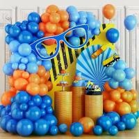 ราคา ลูกโป่ง 【balloon】 ชุดทำเสาลูกโป่งยางธรรมชาติ จำนวน 80 ชิ้น สีส้มและสีน้ำเงิน สำหรับตกแต่งงานเลี้ยงวันเกิด วันขอบคุณพระเจ้า ครบรอบ และงานแต่งงาน รวมถึงการเปิดเผยเพศ (1735370134339421797)