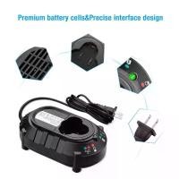 ราคา ใช้ได้กับเครื่องชาร์จแบตเตอรี่ลิเธียมไอออนสำหรับ Makita ขนาด 10.8V และ 12V (BL1013/DC10WA) ใช้กับเครื่องมือไฟฟ้า เช่น สว่าน พร้อมปลั๊กไฟสำหรับยุโรปและสหรัฐอเมริกา (1734779039729616316)