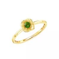 ราคา PRIMA แหวนประดับอัญมณี Chrome Diopside ตัวเรือน 9K สี Yellow Gold Flora Collection 993R0038-01 (1735331965380495323)