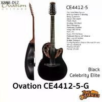 ราคา Ovation Guitar CE4412-5-G Black 12-String Acoustic Guitar กีต้าร์โปร่งไฟฟ้า 12 สาย หลังเต่า สี ดำ (1735288029904865059)