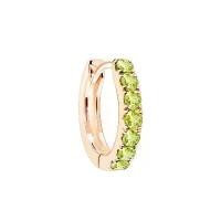 ราคา PRIMA ต่างหูประดับอัญมณี Peridot Huggie Collection ตัวเรือน 9K สี Rose gold รหัสสินค้า 993E0004-SG (ราคาต่อชิ้น) (1735533397697529328)