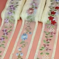 ราคา ผ้าปักตาข่ายสี เสื้อผ้า DIY ลูกไม้ทำมือ โบว์ตกแต่ง แถบผ้า อุปกรณ์เสื้อผ้า ริบบิ้น (1730138336281529296)