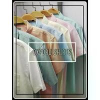 ราคา เสื้อเชิ้ตแขนสั้น คอปก ผ้า Oxford สีขาว/ครีม/ฟ้า/ชมพู/โอรส/เขียวมิ้นท์ มีถึงไซส์ 4XL (1734538008488674329)