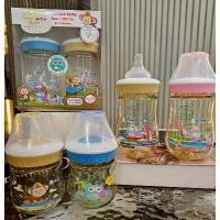 ราคา ขวดนมสีชาคอกว้าง ขวดนมAttoon (1735257219411249024)