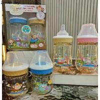 ราคา ขวดนมสีชาคอกว้าง ขวดนมAttoon (1735451790110983550)