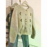 ราคา cardigan oversize cardigan ไหมพรม sweater ไหมพรม เสื้อคลุมขนสัตว์แรบบิทปักสไตล์ชาแนลสำหรับผู้หญิง ฤดูใบไม้ร่วง/ฤดูหนาว รุ่นใหม่ปี 2026 ผ้าถักขนแกะแบบหนา เสื้อเปิดหน้า (1734989325352863132)