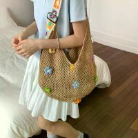 ราคา กระเป๋าสะพายข้างลายดอกไม้ ไหมพรม ขนาด 16x13 นิ้ว น้ำหนักเบา สายโบฮีเมียน สำหรับใช้ในโอกาสทั่วไป (1733828406533129939)
