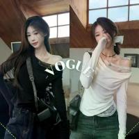 ราคา ✿Vogueพร้อมส่ง เสื้อไหมพรมแขนยาว ไหมพรม สีพื้น ยืดตามตัว (Y0321)☛TH COD (1735451055148729508)