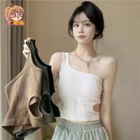 ราคา 【ส่งฟรี】 ♚annacny เสื้อสายเดี่ยวแบบข้างเดียว❤ เกาหลีมาก สายเดี่ยวผ้าร่อง ไหมพรม ดีเทวเซ็กซี่เว้าเอว A142✍ (1735345625096094897)