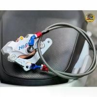 ราคา ♠ชุดปั้มด้วงนิชชิน/Nissin+สายSWITงอ45/งอ90/พร้อมขาจับปั้ม+น็อต Giorno/LEAD/Wave/Fino/Nouvo/Scoopy/Sonicและรุ่นอื่นๆ✤ (1735480837404525863)