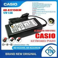 ราคา อะแดปเตอร์ AC, 12V, 1.5A, AD-A12150LW, สำหรับ Casio AP-220, AP-220BK/BN, AP-250, AP-250BK/BN, AP-260, AP-270, คีย์บอร์ดเปียโน, สายไฟ (1730919664373041817)