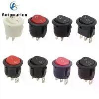 ราคา สวิตช์แบบโยก (toggle switch) รุ่น KCD1 ขนาดเล็ก 1 ชิ้น สวิตช์ SPDT ทรงกลม ON/OFF แรงดันไฟฟ้า 220V รองรับแรงดัน AC 250V และ 125V กระแสไฟสูงสุด 6A/10A มีสีขาว ดำ แดง ขั้วต่อ 2 ขา (1735151518475519481)