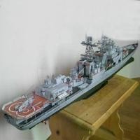 ราคา 1/200 โมเดลกระดาษเรือทำลายของ Levchenko ประกอบเอง งานงานฝีมือจากกระดาษ ของสะสม ตกแต่งบ้าน (1732131892820740471)