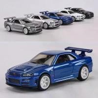 ราคา ZZC 1:64 รถโมเดลอัลลอยด์นิสสัน GTR R34 รุ่นเปิดฝาก ของสะสม (1734019118016923298)