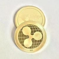 ราคา เหรียญ XRP ทองคำแท้ 24K เคลือบทอง สำหรับออนไลน์ น้ำหนัก 1 ออนซ์ จำนวน 10 เหรียญ (1735282548626523303)