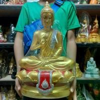 ราคา พระพุทธรูป ปางประทานพร ลงสีน้ำทอง ฐานสีแดง (หน้าตัก 9 นิ้ว สูง 35 ซม.) ผ่านพิธีพุทธาภิเษกภิเสกแล้ว เหรียญ หลวง พ่อ กลั่น พระไตรปิฎก ของ แท้ สากล นิยม (1734593156406740117)