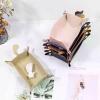 ราคา ถาดเก็บหนังรูปแมว ดีไซน์น่ารัก สำหรับกล่องลูกเต๋า เหรียญ และเครื่องประดับเดสก์ท็อป ถาดใส่กุญแจแต่งหน้า ถาดพับในครัวเรือนที่ DIY เคสเก็บของ (1730599510321956950)
