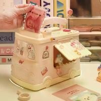 ราคา กล่องเงินรูปทรงรถบัส, ฝากและถอนเงินได้, ทนทาน, ตกแต่งโต๊ะทำงาน, งานฝีมือ DIY, กระปุกออมสินสำหรับเด็ก ตู้ เซฟ เด็ก เครื่อง หยอด เหรียญ เล่น (1733697307906836211)