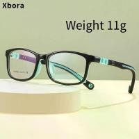ราคา แว่นตาฮอต Xbora สำหรับเด็กชายและเด็กหญิง กรอบทรงสี่เหลี่ยม วินเทจ ยืดหยุ่นได้ แว่นสายตาแบบมีค่าสายตา วัสดุ TR90 รุ่น 66065 (1735075128480138785)