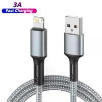 ราคา สายเคเบิล USB ชาร์จเร็ว สำหรับ iPhone 13/12/11/Pro/X/Max/6/6s/7/8 Plus และ iPad ของแท้ สายชาร์จข้อมูลโทรศัพท์มือถือ ความยาว 3 เมตร (1734656994825700560)