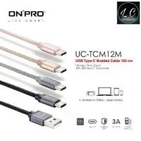 ราคา สายเคเบิล Onpro UC TCM12M ชาร์จเร็ว 3 แอมป์ & ส่งข้อมูล Type C คุณภาพทนทาน (1733747532264343186)