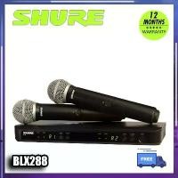 ราคา ระบบไมโครโฟนไร้สาย UHF Shure BLX288/PG58/SM 58/BETA58A เหมาะสำหรับโบสถ์ คาราโอเกะ (1733351350358410911)