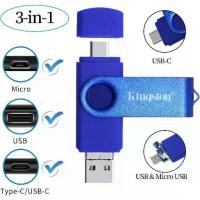 ราคา Kingston OTG USB Flash Drive Type-C 512GB 1TB 2TB Pen Drive HD External Storage Memory Stick Support IPhone15 แฟลชไดร์ฟ คาราโอเกะ 2025 (1734081842287707893)