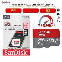 ราคา 【ผู้ขายไทย】 256GB MICRO SD CARD (ไมโครเอสดีการ์ด) SANDISK ULTRA MICROSDXC UHS-I CARD (SDSQUAC-256G-GN6MN) คาราโอเกะ แฟลชไดร์ฟ (1732319350448031730)