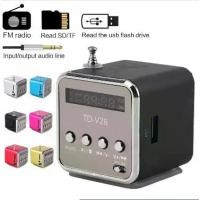 ราคา ลำโพงขนาดเล็กแบบพกพา รองรับ FM, แฟลชไดรฟ์, การ์ด SD และเล่นเพลง MP3 (1733524843460659171)