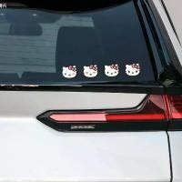ราคา [COD] สติ๊กเกอร์ติดรถยนต์ลายโบว์สีชมพูสุดน่ารัก Hello Kitty สำหรับติดกระจกหน้าต่าง กระจกหลัง กระจกมองข้าง กันชน รถจักรยานยนต์ ไอโฟน ไอแพด แล็ปท็อป (1735299664652764262)